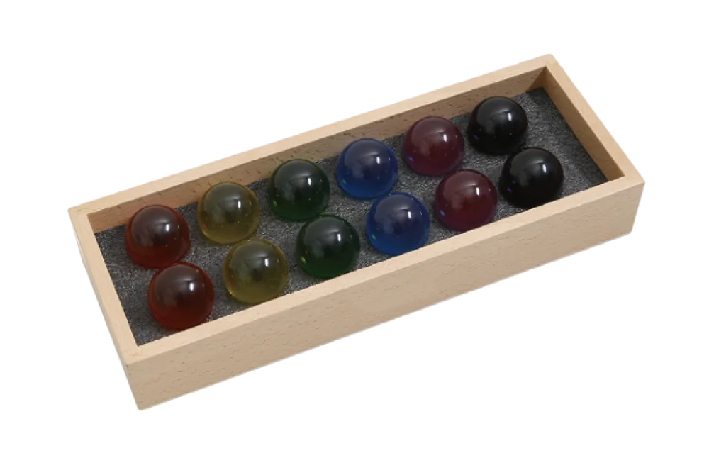 مجموعة كرات الألوان المضيئة
